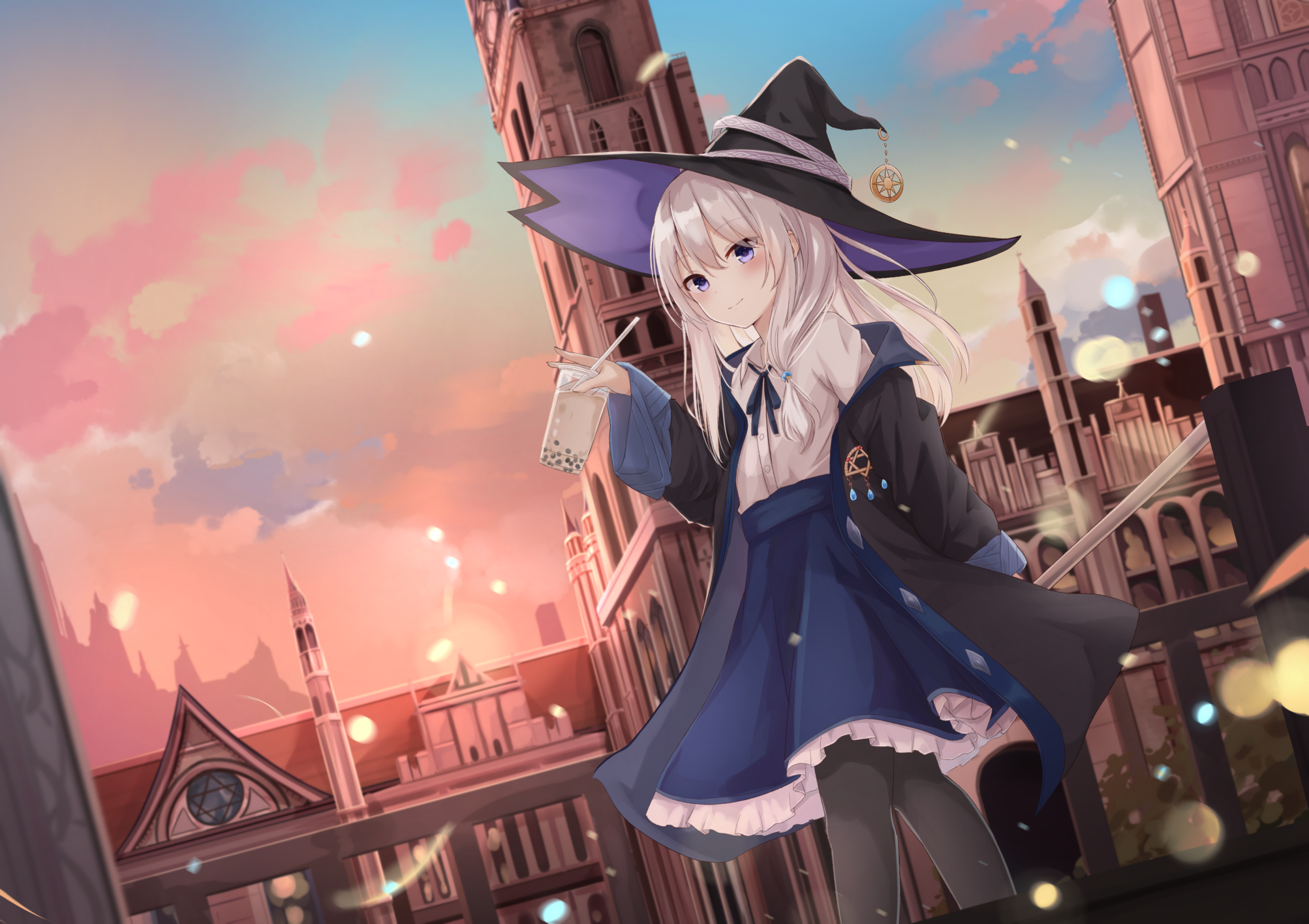 Elaina (Majo No Tabitabi) from Majo No Tabitabi drawn by Touhourh