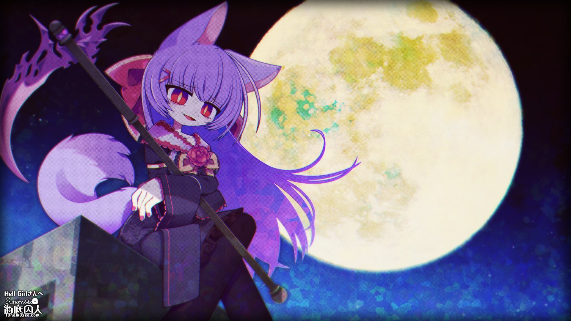 Young female drawn by Funamusea (artist)